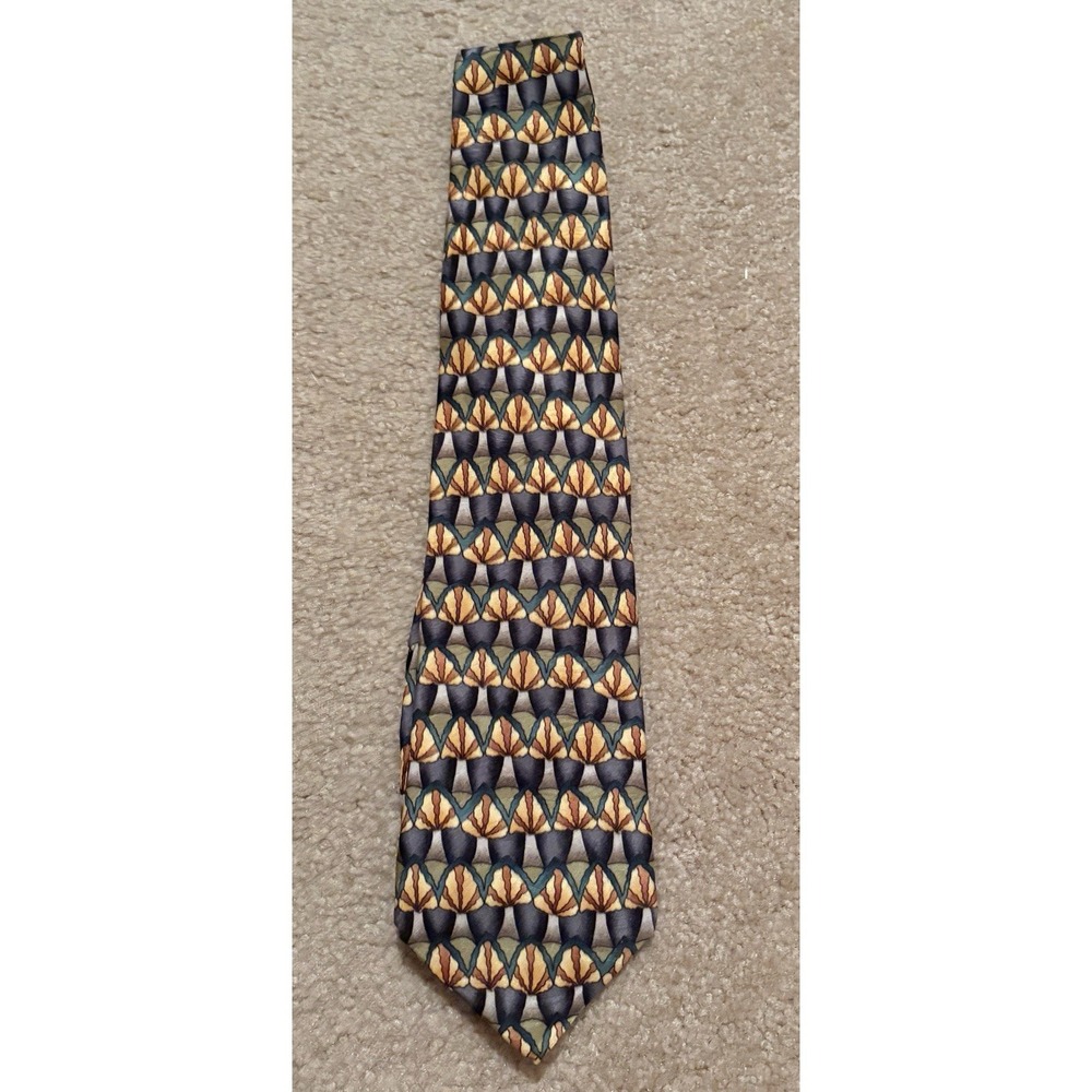 Jerry Garcia Silk Necktie USA Made Mushroom Pattern